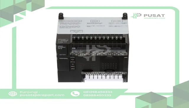 Omron Automation CP1E-N30DT-D PLC, CPU unit, 18 In, 12 out(sinking), 24VDC, RS-232C, USB, RS-485, 8k words - gambar 2