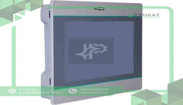 RS PRO 2156604 Touchscreen HMI TFT LCD 7in Color Display, 800x480px, IP65, 24VDC, 3 port - gambar 2