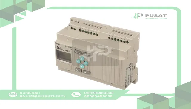 Omron Automation ZEN-20C1DR-D-V2 Controller, CPU, 12 Inputs, 8 Outputs, DC Input, Relay Output, DC Power Supply - gambar 5