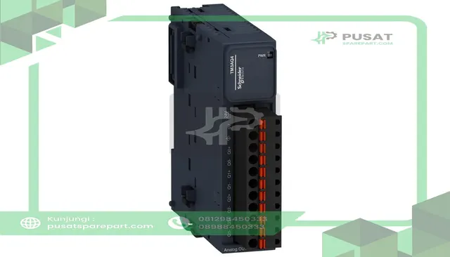Schneider Electric TM3AQ4G Analog output module, Modicon TM3, 4 outputs (spring) 24 VDC