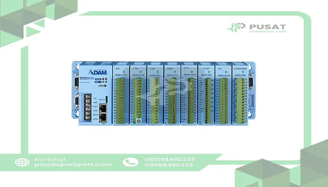 Advantech ADAM-5000/TCP-CE PLC Expansion Module, 8 Slot Distributed System for Ethernet, ADAM-5000 Series