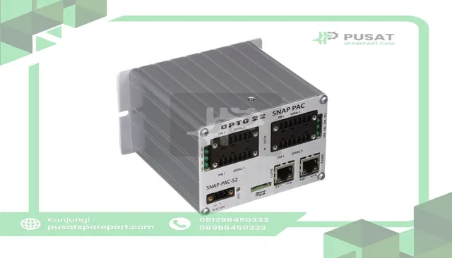 Opto 22 SNAP-PAC-S2 PLC, Rack Mount, 2 RJ45, 4 Serial, MicroSD, 8-32 VDC, SNAP PAC Series - gambar 3