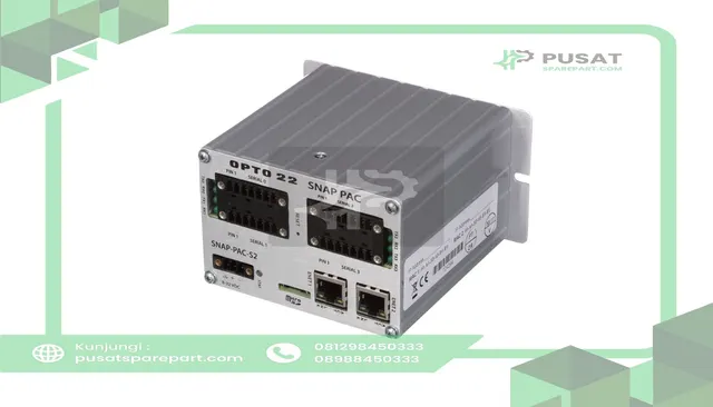 Opto 22 SNAP-PAC-S2 PLC, Rack Mount, 2 RJ45, 4 Serial, MicroSD, 8-32 VDC, SNAP PAC Series - gambar 5