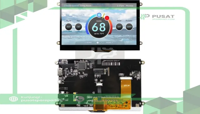 Newhaven Display International NHD-7.0-HDMI-N-RSXV-CTU TFT Display,Module,HDMI Interface,7inch Screen,800x480 Pixels,Capacitive