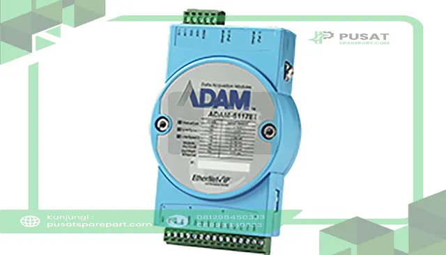 Advantech ADAM-6117EI-AE Remote I/O, Fieldbus, EtherNet/IP, 8 Ch Analog, 2xRJ45, 16 bit, ADAM-6000 Series