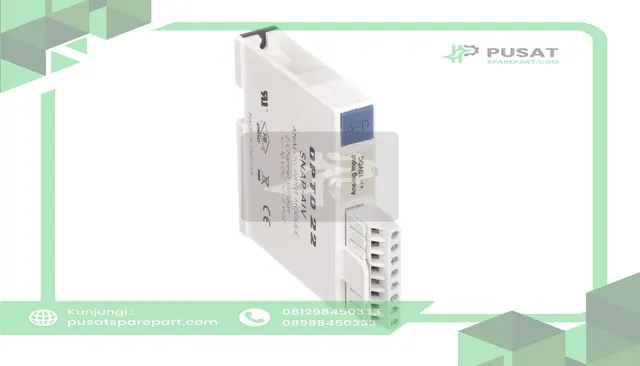 Opto 22 SNAP-AIV I/O Module, 5 VDC @ 170 mA, 2 Channels, 10 ms, 1 Megohms, 0 to degC