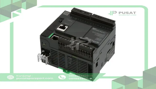 Schneider Electric TM221CE24R Controller, Logic, 24 I/O, 100-240VAC Supply, Relay NO (Ethernet), Modicon M221 - gambar 3