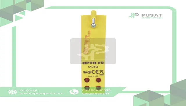 Opto 22 IAC5Q Module, Input, 90 to 140, 5, 100 uA @ 5 VDC (Output), 24 Kilohms, 20 ms, 20 ms - gambar 2