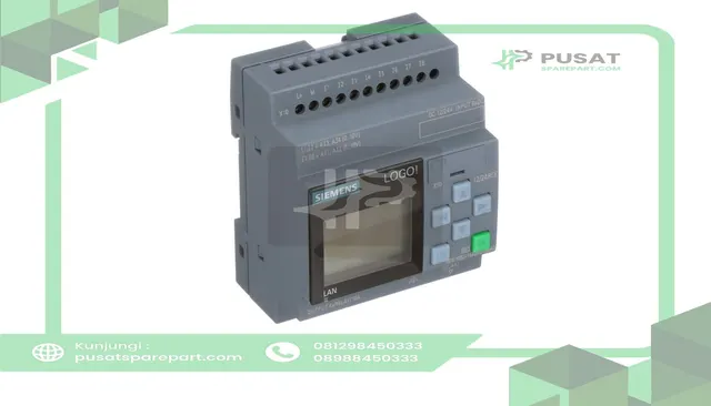Siemens 6ED10521MD080BA0 PLC, Logic Controller, 12/24V DC/Relay, 8 DI (4AI)/4 DO, Ethernet, Logo 8 Series - gambar 5