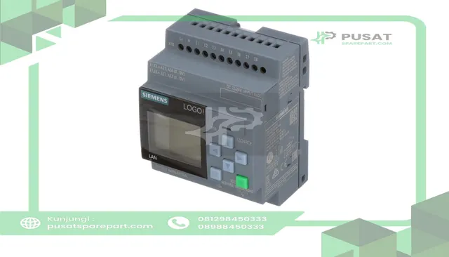 Siemens 6ED10521MD080BA0 PLC, Logic Controller, 12/24V DC/Relay, 8 DI (4AI)/4 DO, Ethernet, Logo 8 Series - gambar 2