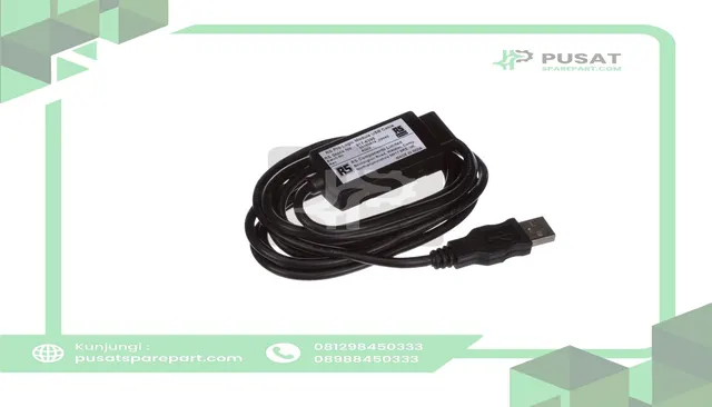 RS PRO 9176395 PLC Accessory, USB Cable for Use with Logic Module, Plug-In Termination, Black - gambar 3