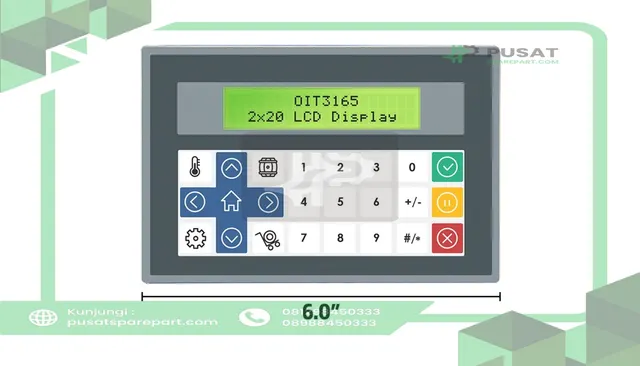 Maple Systems OIT3165-A00 Termanal Oit3165A W/2X20 Bl Lcd