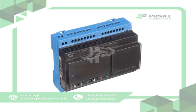 Crouzet 88981103 nanoPLC, Local, B26, 24VDC, 16In, 10Out, Glossy Black, em4 Series - gambar 2