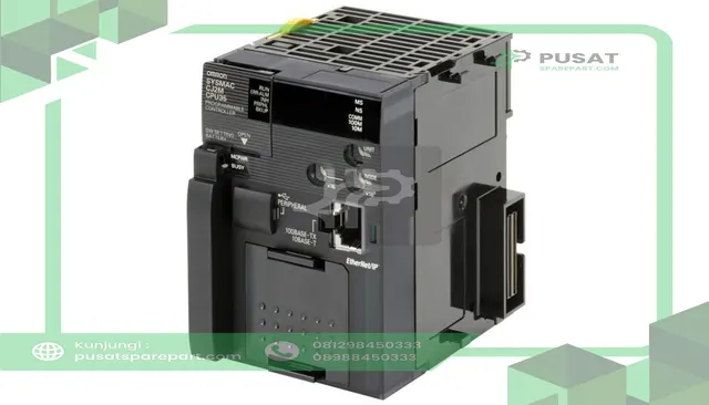Omron Automation CJ2M-CPU34 PLC CPU, 2560 IO, 30k Steps Program,RS232C RS485USB, CJ2M Series