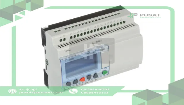 Crouzet 88974164 Controller, PLC, Sup-V 24AC, 16 Digital In, 10 Relay Out, Panel Mnt, IP20, IP40