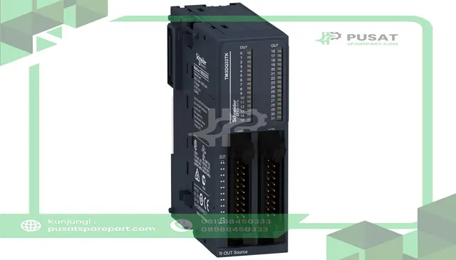Schneider Electric TM3DQ32TK Module, 32 Out, Discrete, 24VDC, 100mA Out, TransistorPNP, HE10Con., Modicon TM3