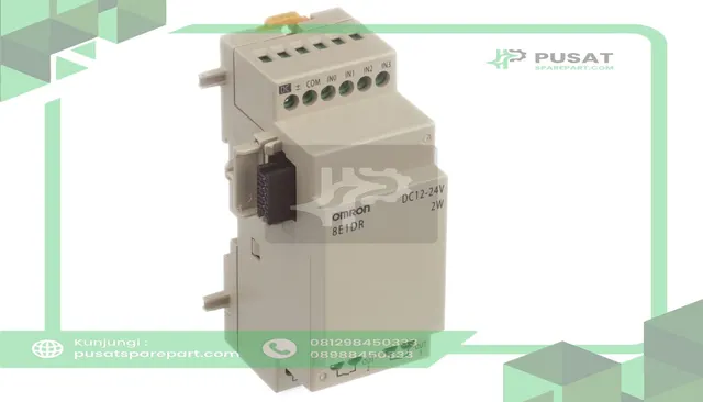 Omron Automation ZEN-8E1DR PLC Expansion Module, 4 DC In, 4 Relay Out, LCD, Expandable 44 I/O, ZEN Series
