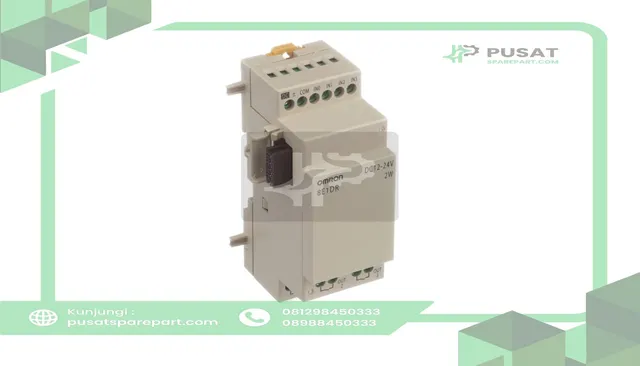 Omron Automation ZEN-8E1DR PLC Expansion Module, 4 DC In, 4 Relay Out, LCD, Expandable 44 I/O, ZEN Series - gambar 2
