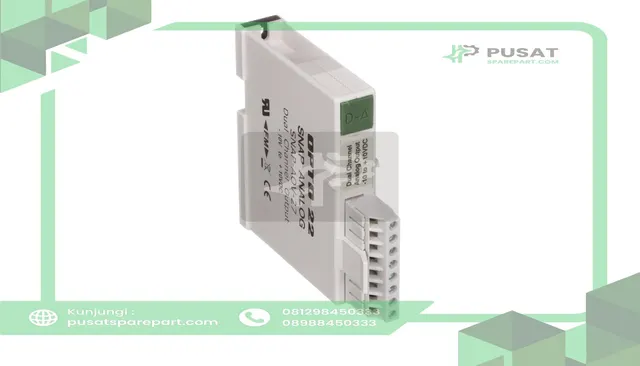 Opto 22 SNAP-AOV-27 Output Module, 2-Channel, Analog, 10VDC, 5mA, 3ms (Delta Time), SNAP Series