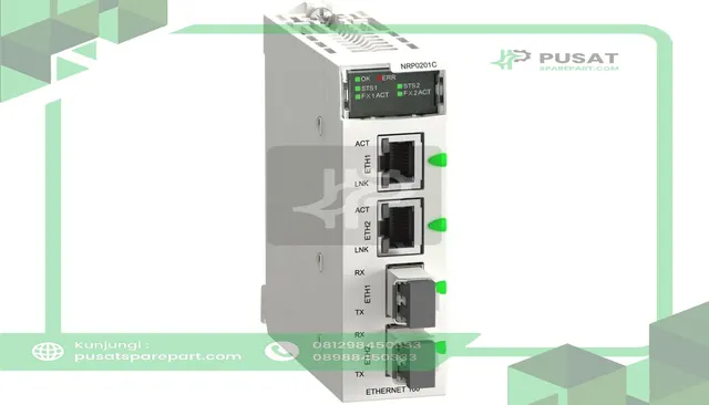 Schneider Electric BMXNRP0201C COATED X80 FO 2CH CONVERTER MODULE, SM L