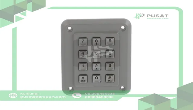 Storm Interface 1K120103 Keypad;Anti-Vandal;12Key;Calculator;Chromed Die-Cast Zinc;IP65;Permanent Legends