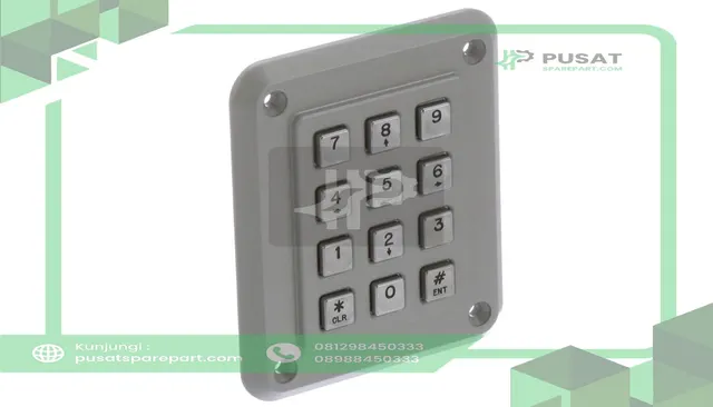 Storm Interface 1K120103 Keypad;Anti-Vandal;12Key;Calculator;Chromed Die-Cast Zinc;IP65;Permanent Legends - gambar 4