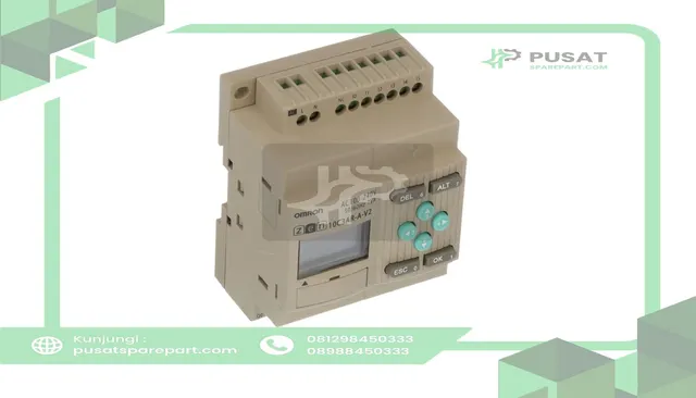 Omron Automation ZEN-10C3AR-A-V2 Controller, CPU, 6 Inputs, 4 Outputs, 100-240VAC, LCD Display, Non-Expandable - gambar 2