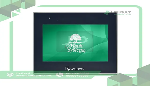 Maple Systems CMT3072X2 CMT HMI,Quad-Core RISC CPU, 800 x 480 Res, TFT LCD, 7, Two Ethernet Ports