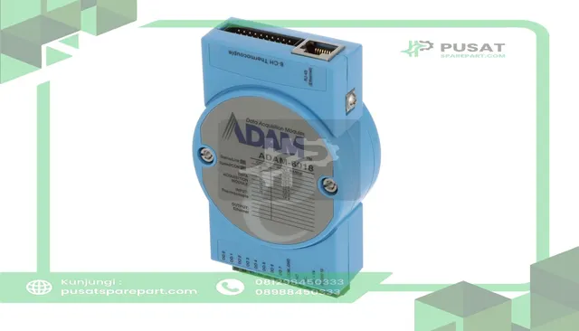 Advantech ADAM-6018-BE Remote I/O Module, 8-Ch Thermocouple Input w/DO Module, 24 VDC, ADAM-6000 Series