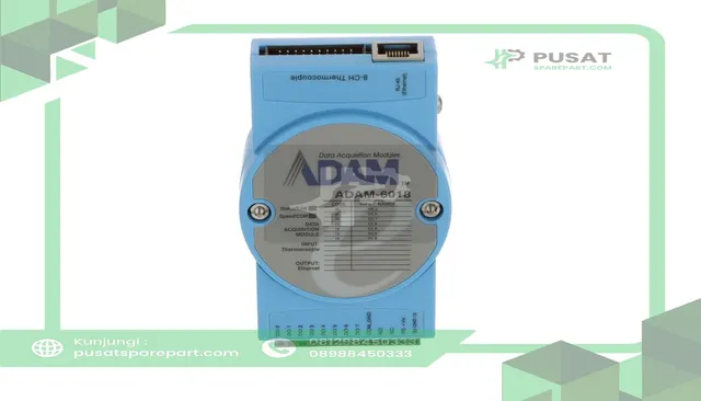 Advantech ADAM-6018-BE Remote I/O Module, 8-Ch Thermocouple Input w/DO Module, 24 VDC, ADAM-6000 Series - gambar 3