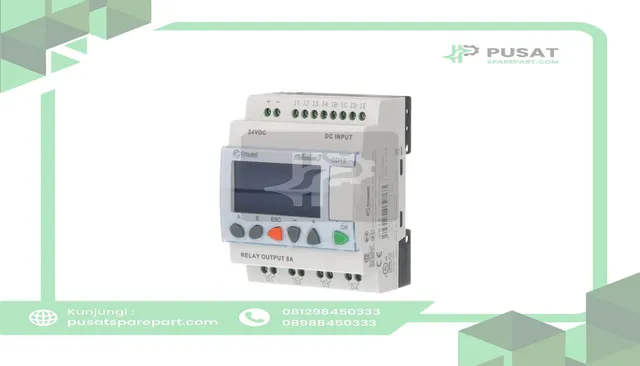 Crouzet 88974041 Controller,PLC,Sup-V 24DC,8 Analog/Digital In,4 Relay Out,Panel Mnt,IP20, IP40 - gambar 5