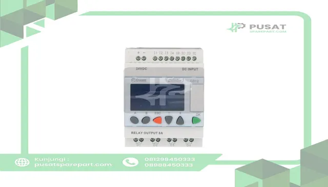 Crouzet 88974041 Controller,PLC,Sup-V 24DC,8 Analog/Digital In,4 Relay Out,Panel Mnt,IP20, IP40 - gambar 3