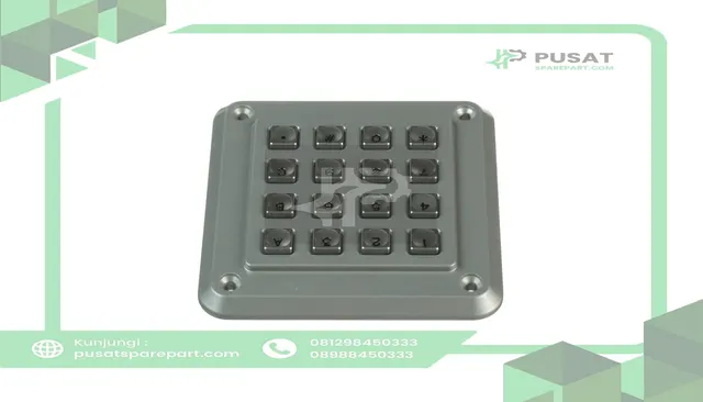 Storm Interface 1K16T103 Keypad;Anti-Vandal;16 Key;Telephone;Chromed Die-Cast Zinc;IP65;Permanent Legends