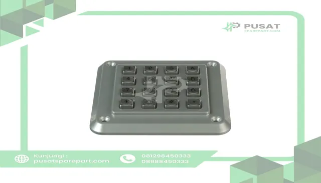 Storm Interface 1K16T103 Keypad;Anti-Vandal;16 Key;Telephone;Chromed Die-Cast Zinc;IP65;Permanent Legends - gambar 5