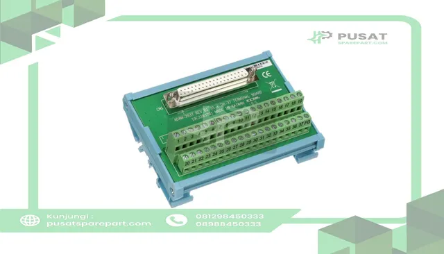 Advantech ADAM-3937-BE Wiring Terminal Module, DB-37, DIN Rail, 37 Position, Screw Term, 3900 Series - gambar 2