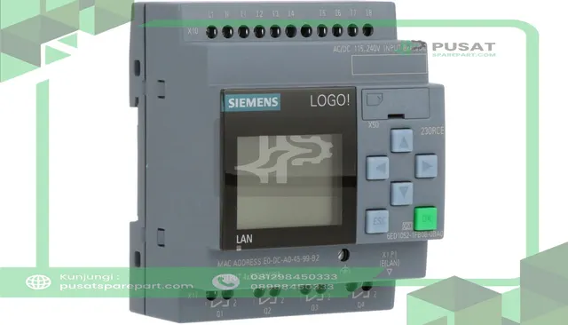 Siemens 6ED10521FB080BA1 LOGOI 230RCE, logic module, display PS/I/O: 115V/230V/relay