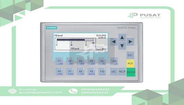 Siemens 6AV66470AH113AX1 HMI Display, 3 in FSTN LCD, PROFINET, 24 VDC, 600V, SIMATIC HMI 300
