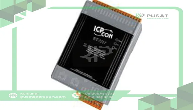 ICP ET-7217 Ethernet I/O Module, Dual Ethernet Ports, with 8-ch Analog Input, 4-ch Digital O