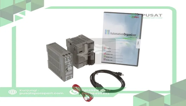 IDEC Corporation KIT-FC6A-P16-R PLC Starter Kit, 16 Input 16 Relay Output, 24 VDC, MicroSmart FC6A Series