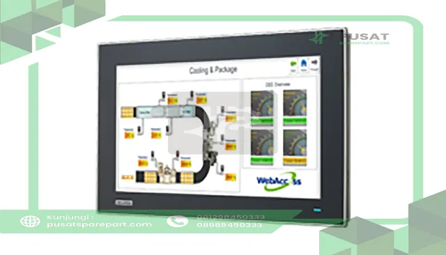 Advantech FPM-7151W-P3AE Industrial Monitor, Projected Capacitive Touch, 15.6 in, VGA, DVI Ports, advim