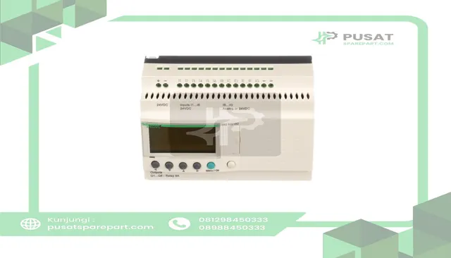 Schneider Electric SR2B201BD Smart Relay, Programmable, 24VDC, 20-Pin, 12VDC, 8, Zelio Logic SR2 Series - gambar 3