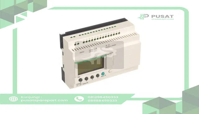 Schneider Electric SR2B201BD Smart Relay, Programmable, 24VDC, 20-Pin, 12VDC, 8, Zelio Logic SR2 Series - gambar 2
