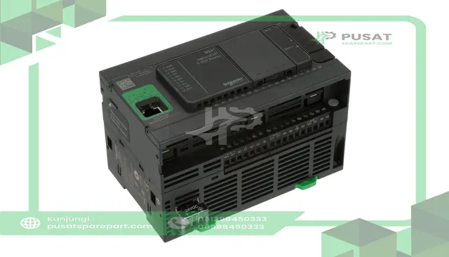 Schneider Electric TM241CE24T Controller, Logic, 24IO, TransistorPNP, Ethernet, Modicon M241
