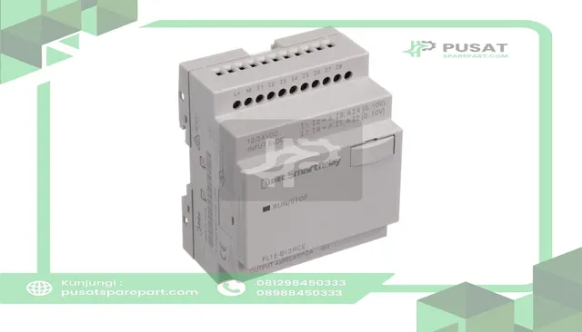 IDEC Corporation FL1E-B12RCE Controller, 8 Dig In, 4 Relay Out, 4 Ana In, 12-24VDC, EEPROM, SmartRelay, DIN