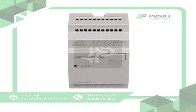 IDEC Corporation FL1E-B12RCE Controller, 8 Dig In, 4 Relay Out, 4 Ana In, 12-24VDC, EEPROM, SmartRelay, DIN - gambar 2