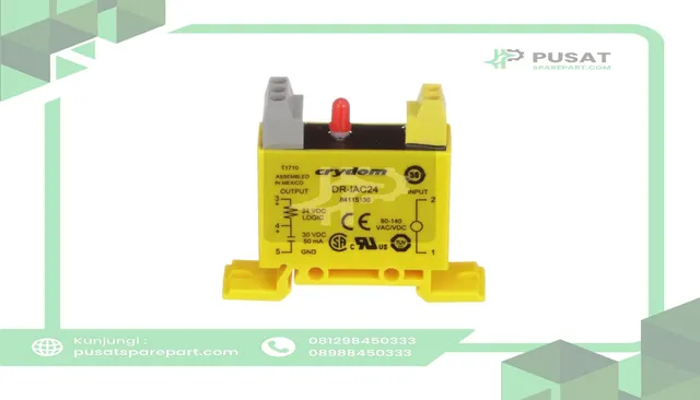 Sensata - Crydom DR-IAC24 RELAY DIN MOUNT I/O MODULE 90-140 VAC/DC, DR Series - gambar 2