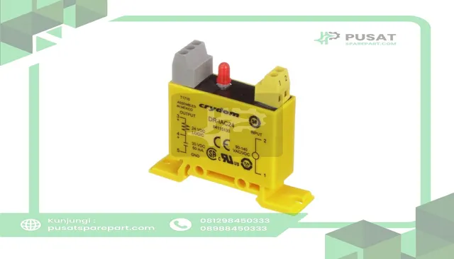 Sensata - Crydom DR-IAC24 RELAY DIN MOUNT I/O MODULE 90-140 VAC/DC, DR Series - gambar 5