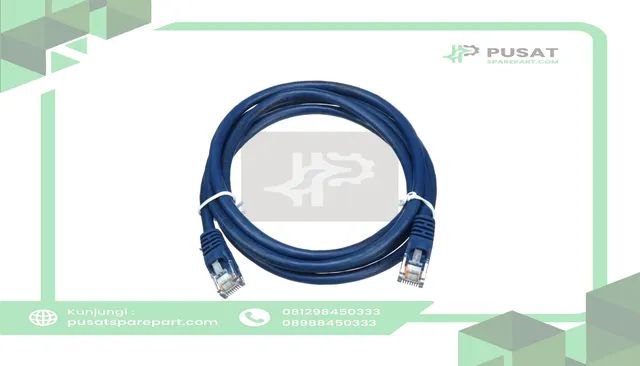 Maple Systems 7431-0103 Assy-Cable, Cat5E Ethernet, 5, Blue - gambar 2