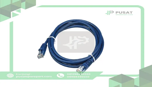 Maple Systems 7431-0103 Assy-Cable, Cat5E Ethernet, 5, Blue - gambar 3