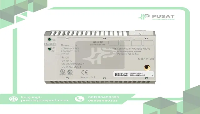 Schneider Electric 170ENT11002 MOMENTUM ETHERNET COMM ADAPTER